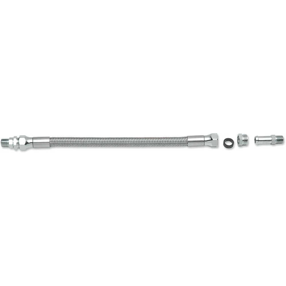 Universal Stainless Steel Braided Oil Line Universal Stainless Steel Braided Oil Line