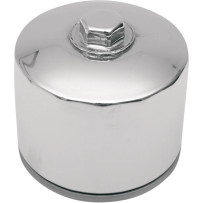 Magnetic Ring Oil Filter — Spin-On, Chrome