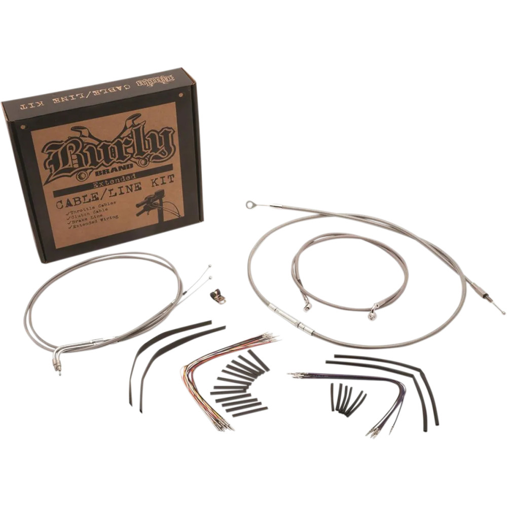 Complete Stainless Braided Handlebar Cable/Brake Line Kit Complete Stainless Braided Handlebar Cable/Brake Line Kit