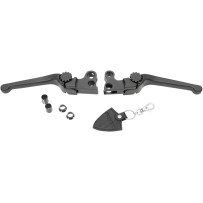 Anthem Adjustable Lever Set for Harley Models — Black