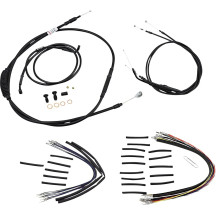 Jail Bar Cable Kit — 14" handlebar fit, Black