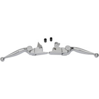Journey Adjustable Lever Set for Harley Models — Chrome, set