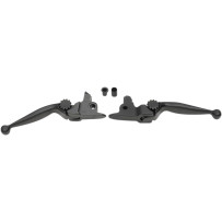 Journey Adjustable Lever Set for Harley Models — Hydraulic, Brake & Clutch, Black polished