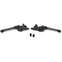 Anthem Adjustable Lever Set for Harley Models — Brake & Clutch, Black