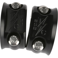 Brake/Clutch Perch Clamps — Left/Right, Black