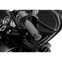Contour Renthal Wrapped Grips — 25.4 mm (1"), Black anodized
