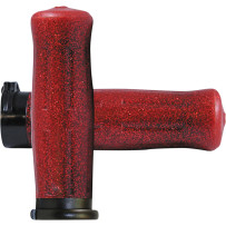 Old School Rubber Grips — 1" handlebar, Red