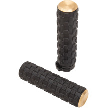 Air Trax Grips — 25.4 mm (1") handlebar, Black, Brass