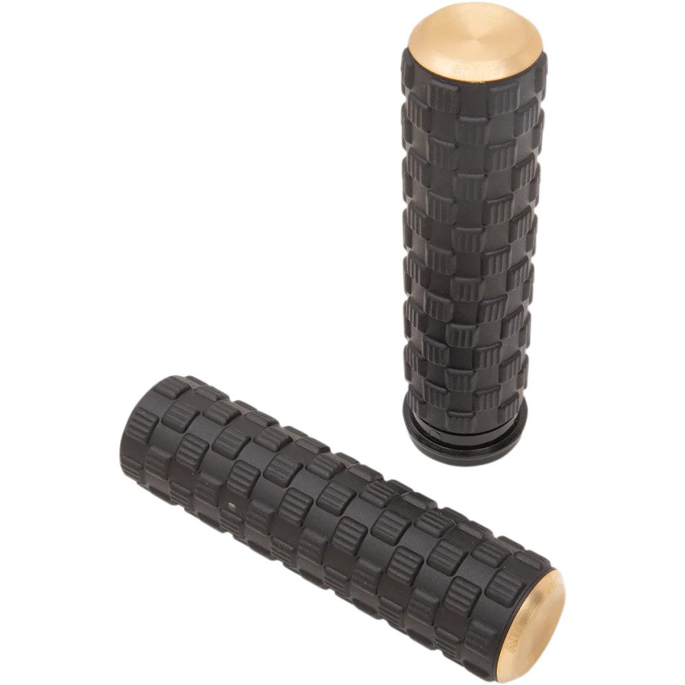 Air Trax Grips — 25.4 mm (1") handlebar, black anodized