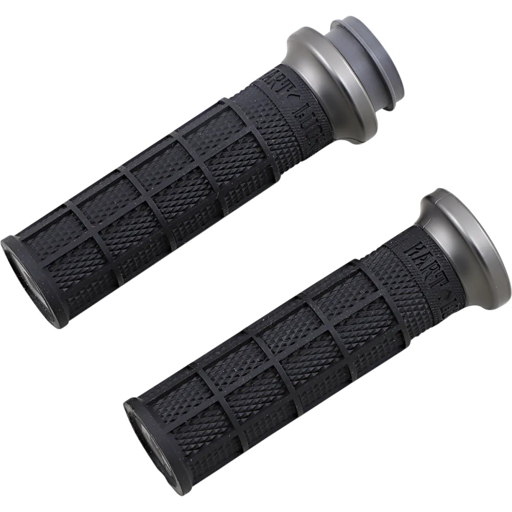 Harley Hart-Luck Signature V-Twin Lock-On™ Grips Harley Hart-Luck Signature V-Twin Lock-On™ Grips