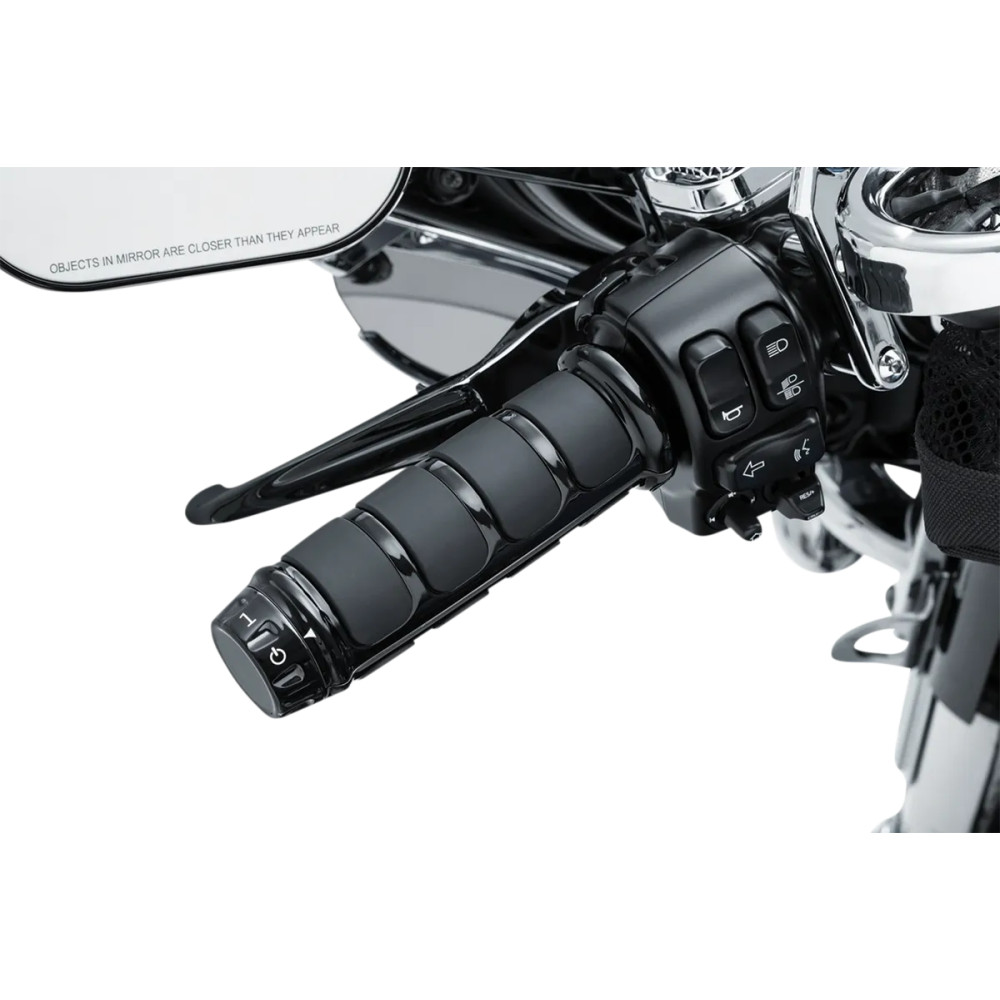 Three-Piece ISO®-Grips — 25.4 mm (1") handlebar, black