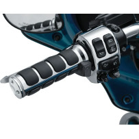 Heated ISO® Grips — 25.4 mm (1 in), Chrome
