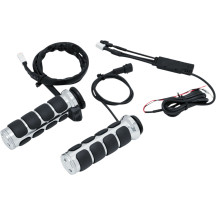 Heated ISO® Grips — 25.4 mm (1"), Chrome