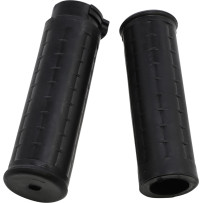 Old School Rubber Grips — Fits 1" handlebars, 5" length, Black