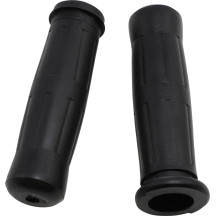 Old School Rubber Grips — 1&quot; (25.4 mm) handlebar, 5&quot; (12.7 cm) length, Black, flat