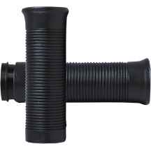 Puños de goma Old School — para manillar 1", 5" largo, negro