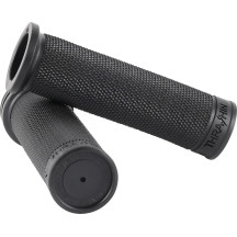 Moto Grips — 25.4 mm (1\") handlebar diameter, flat black