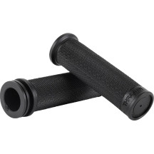 Moto Grips — 25.4 mm (1\") handlebar diameter, flat black