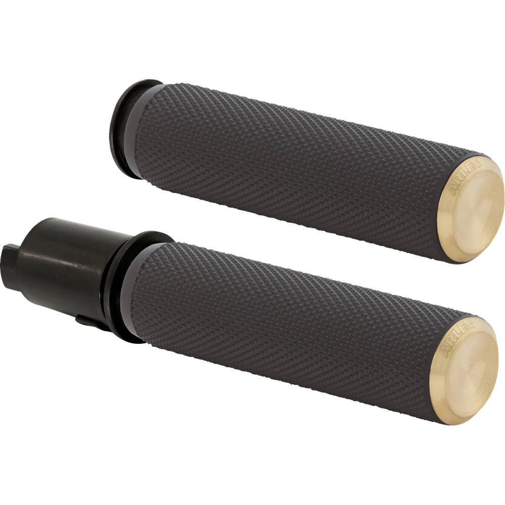 Knurled Grips — 25.4 mm (1") handlebar, Brass or Black