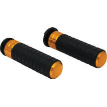SpeedLiner Grips — Black anodized, 25.4 mm (1")