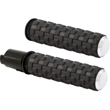 Puños Air Trax — 25.4 mm (1"), negro, cromo