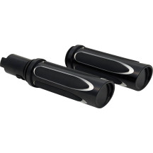 Empuñaduras Deep Cut Comfort Series — 25.4 mm (1") de manillar, 14 cm (5-1/2"), negro anodizado