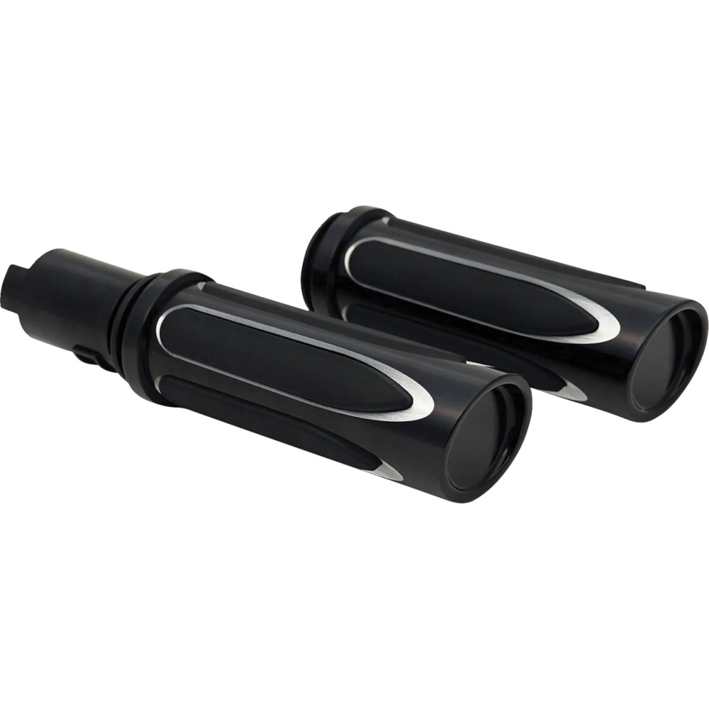 Empuñaduras Deep Cut Comfort Series — 25.4 mm (1") de manillar, 14 cm (5-1/2"), negro anodizado