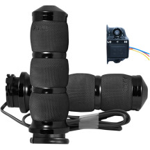 Puños calefactables — 25,4 mm (1"), 14 cm (5-1/2"), negro anodizado