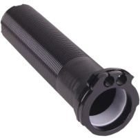 V-Twin Fusion Alloy Throttle Tube — 25.4 mm (1\") handlebar, Black