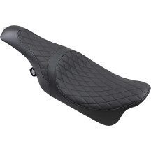Asiento Caballero 2-Up de vinilo — 80 cm (31-1/2") total, 2 plazas, Negro