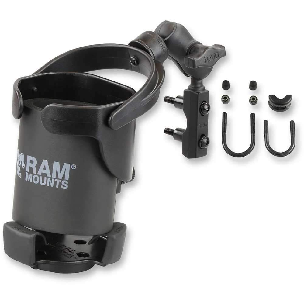 Level Cup™ XL — Acepta hasta 3.5" de ancho, 11" de alto, negro mate
