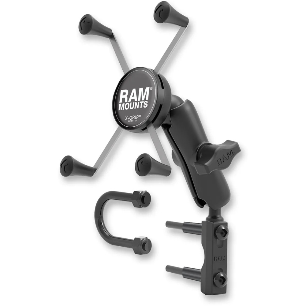 X-Grip® Soporte — Raíles 0.5–1.25&quot;, Negro