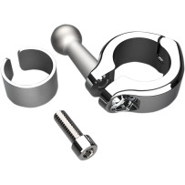 Aluminum Clamp Kit — 22 mm (7/8 in), 25.4 mm (1 in), Chrome