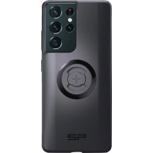 SPC+ Phone Case — Samsung S21 Ultra, Black, flat