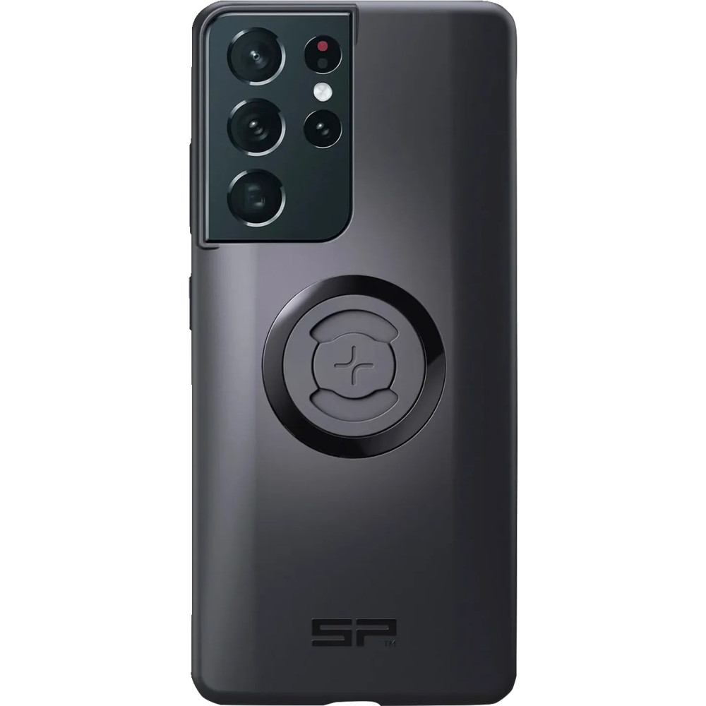 SPC+ Phone Case — Samsung S21 Ultra, Black, flat