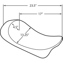 EZ-ON Mount Low-Profile Solo Seat