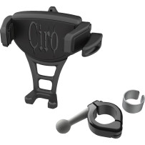 Constrictor Phone Holder — Handlebar mount, 25.4 mm (1"), 22 mm (7/8"), Black flat