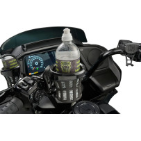 Gen 2 Drink Holder — fits 31.8 mm (1-1/4 in) and 28.6 mm (1-1/8 in) handlebars, Black Polished