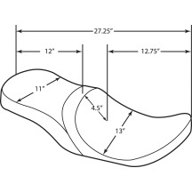 Low Profile Touring Seat
