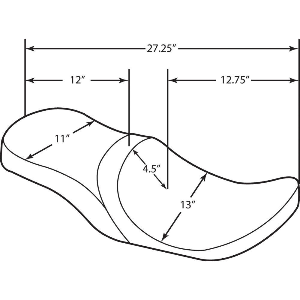 Low Profile Touring Seat
