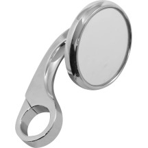 Espejo Shooter de Abrazadera — 64 mm (2-1/2"), 25 mm (1"), cromado, plateado