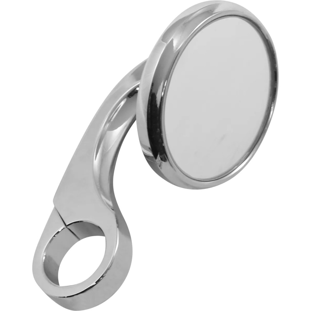 Espejo Shooter de Abrazadera — 64 mm (2-1/2"), 25 mm (1"), cromado, plateado