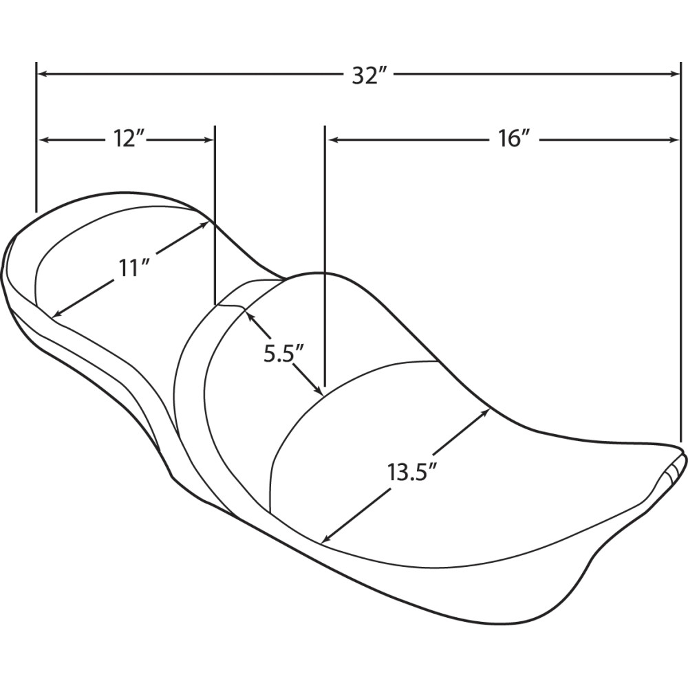 Low Profile Touring Seat Low Profile Touring Seat