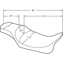 Extended Reach 2-Up Predator Seat