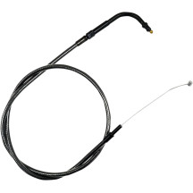 Cable de Acelerador Trenzado Midnight para Manillar — 30,5–35,5 cm (12"–14"), Negro