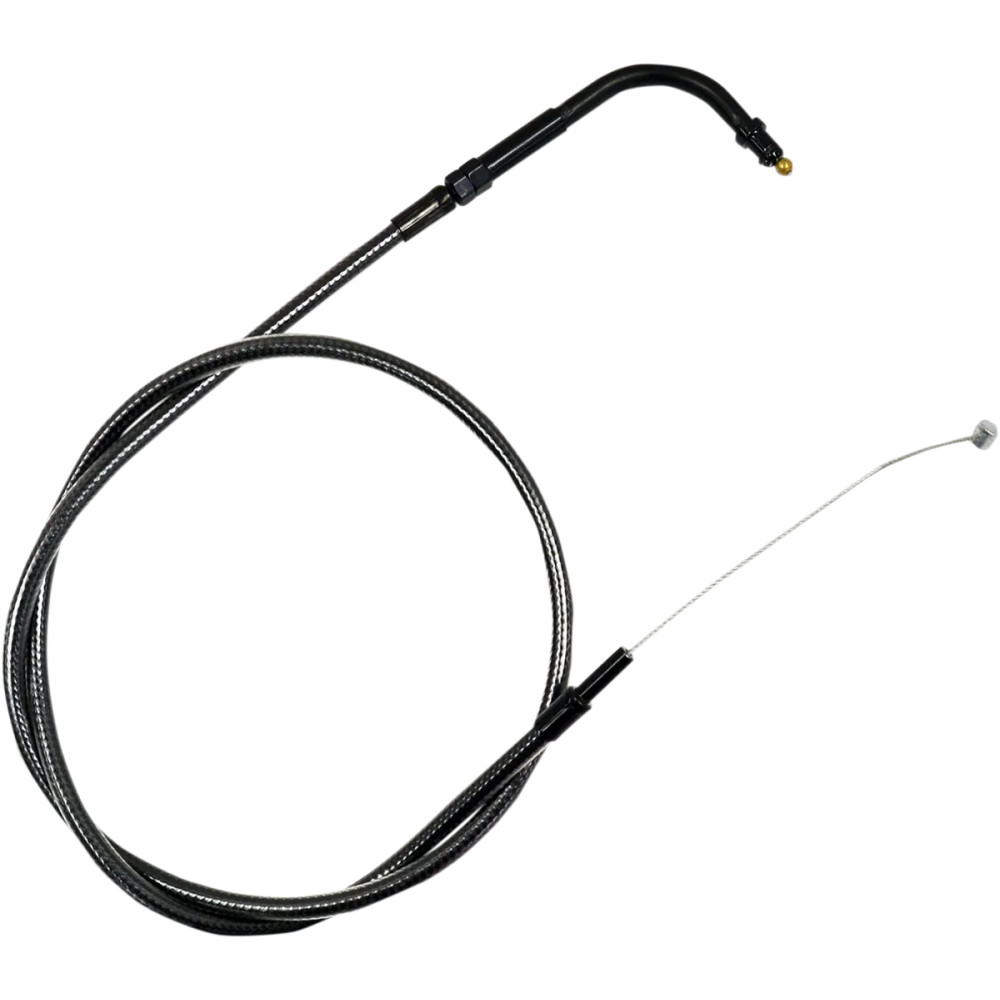 Cable de Acelerador Trenzado Midnight para Manillar — 30,5–35,5 cm (12"–14"), Negro