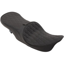 Asiento de Touring de Cuero de Perfil Bajo 2-Up Posicionado Adelante