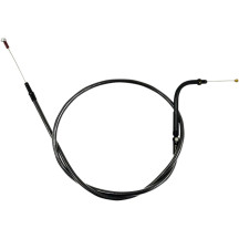 Cable de ralentí trenzado Midnight para manillar — 12" - 14", funda 38-3/4"