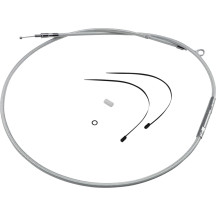 High-Efficiency Braided Sterling Chromite II® Clutch Cable — 163.5 cm housing (64-7/16"), 71 mm travel (2-13/16")