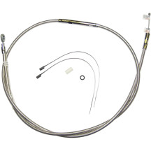 High-Efficiency Polished Stainless Clutch Cable — 200 cm (78-11/16\"), 71 mm (2-13/16\"), 83.5 cm (32-15/16\")